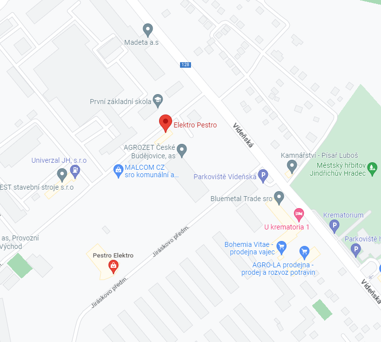 Mapa - CERTUM GROUP s.r.o.(Elektro Pestro)