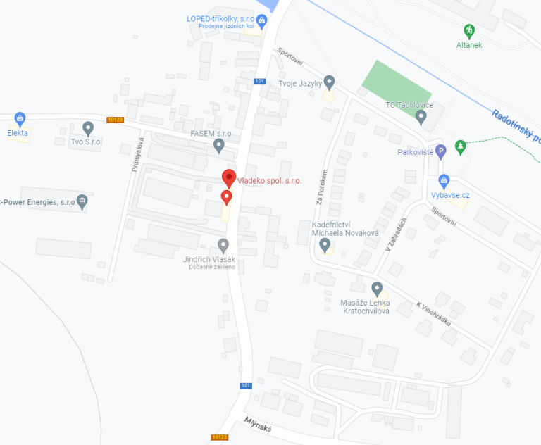 Mapa - GRILYKRBY.CZ - Vladeko